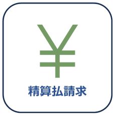 精算払請求像;