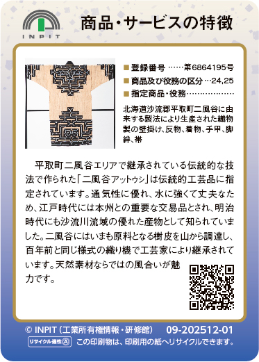 二風谷アットゥシ（裏）