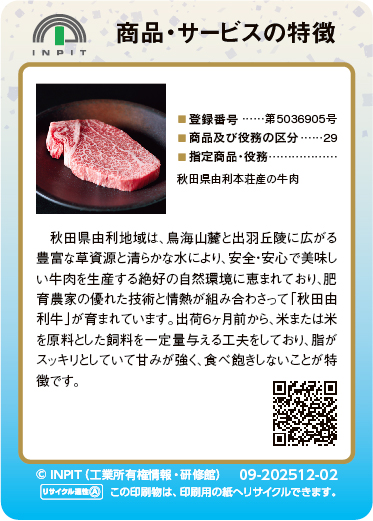 秋田由利牛（裏）